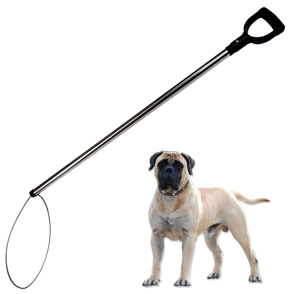 Yorikyas front view of 44-inch catch pole showing full length and control benefits