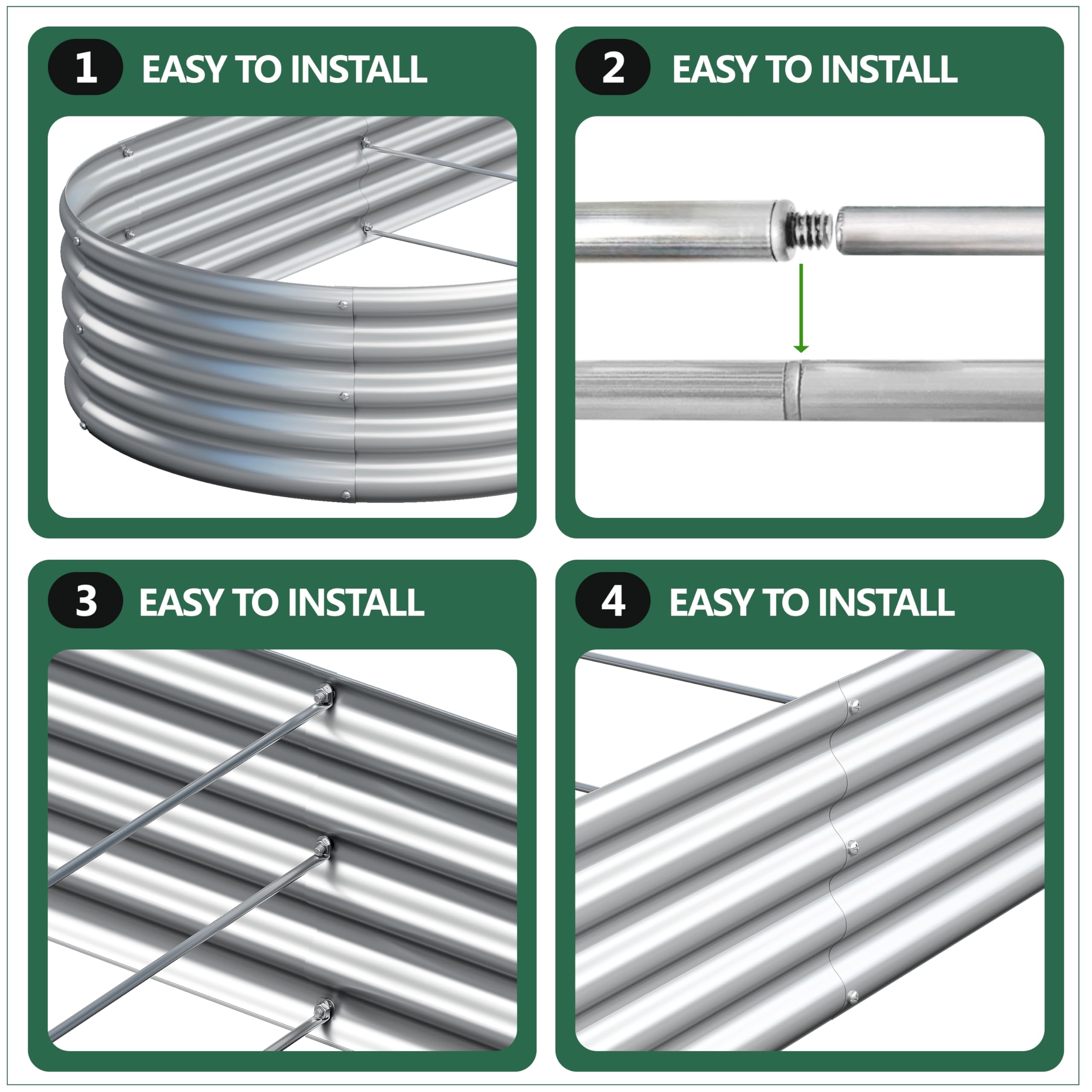Yortrek assembly with hands slotting panels showing quick tool-free setup