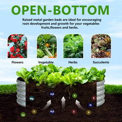 Yortrek raised bed in use with vegetables illustrating productivity and space efficiency