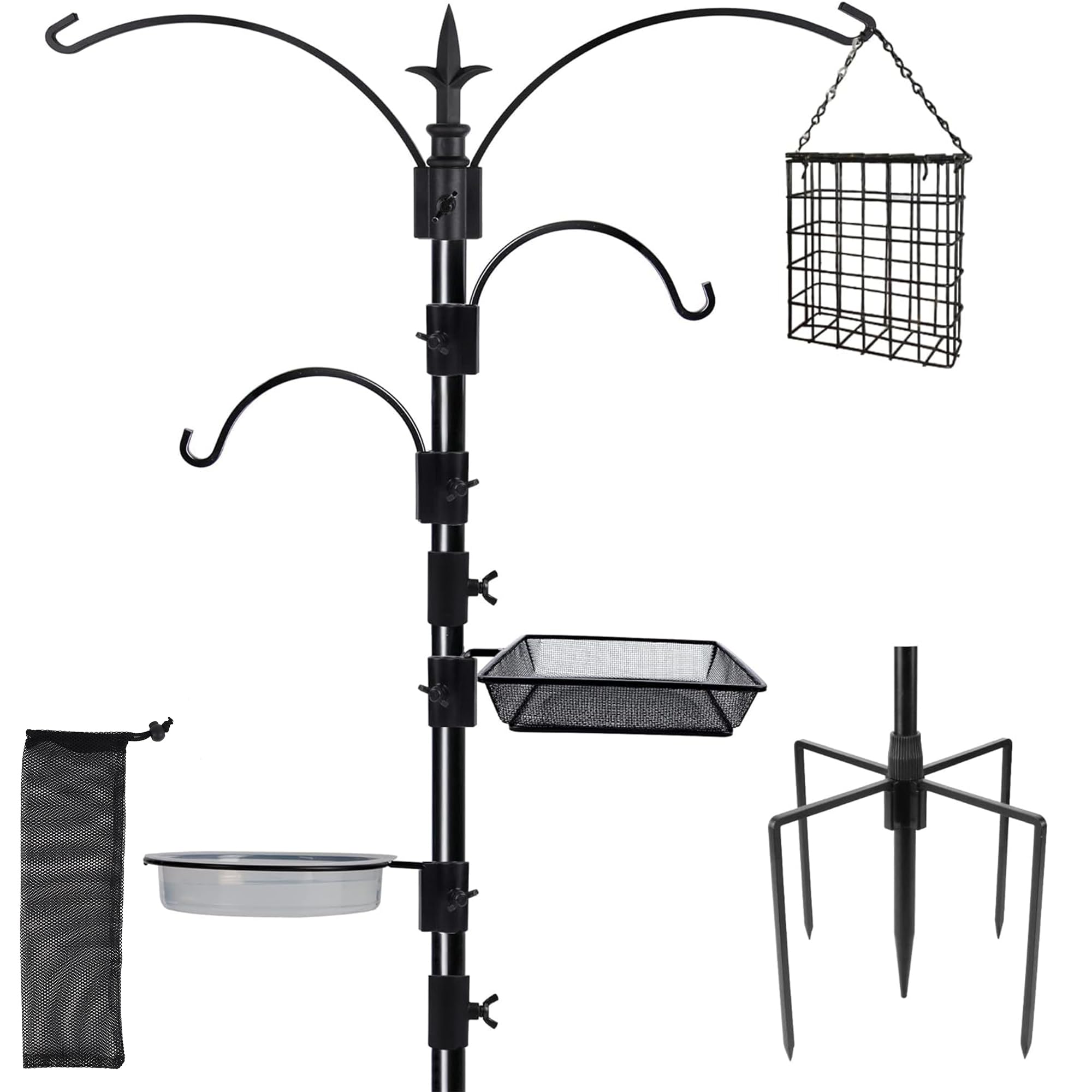yosager full feeding station showing multiple feeders and compact setup benefit