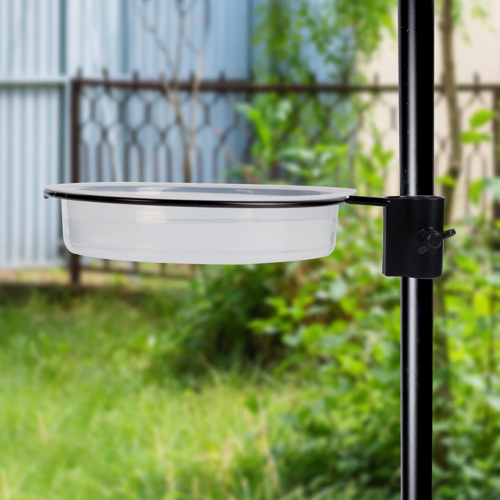 yosager hanging hooks holding various feeders to lure diverse birds
