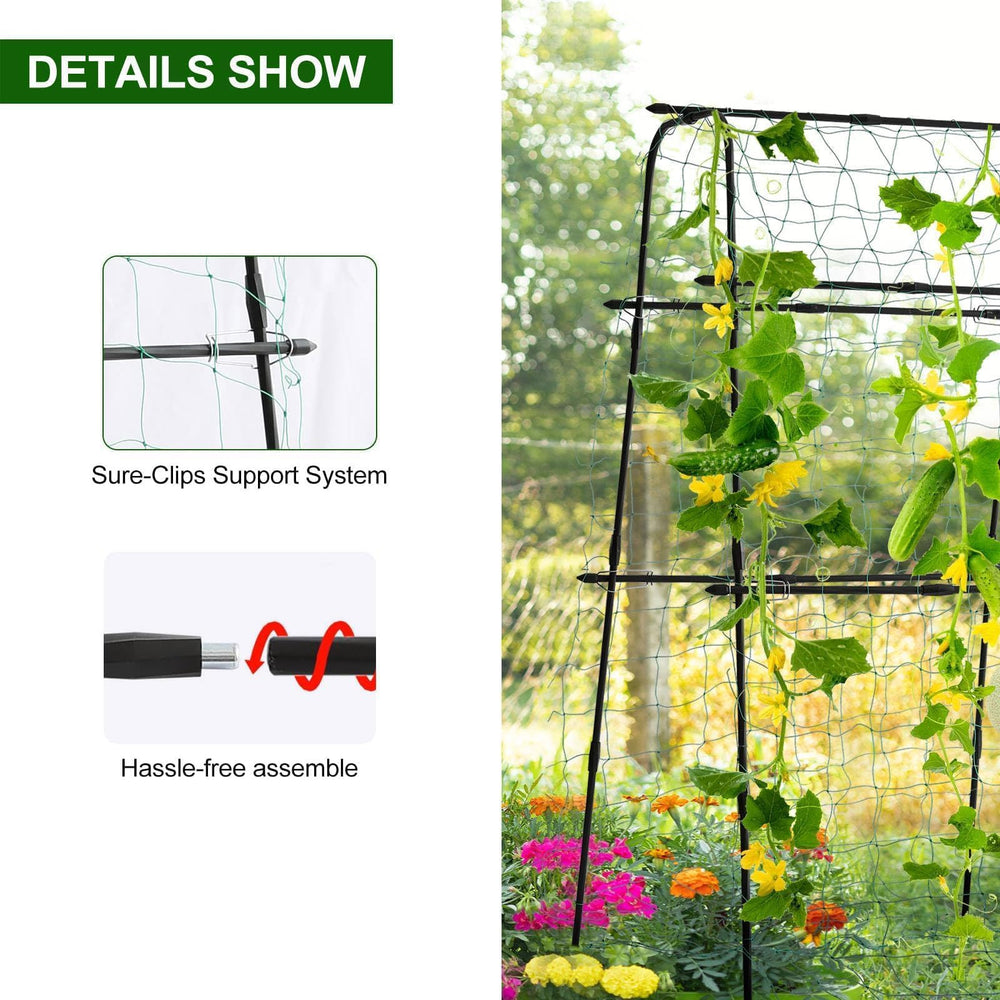 yotoworth staked into soil showing stable outdoor installation