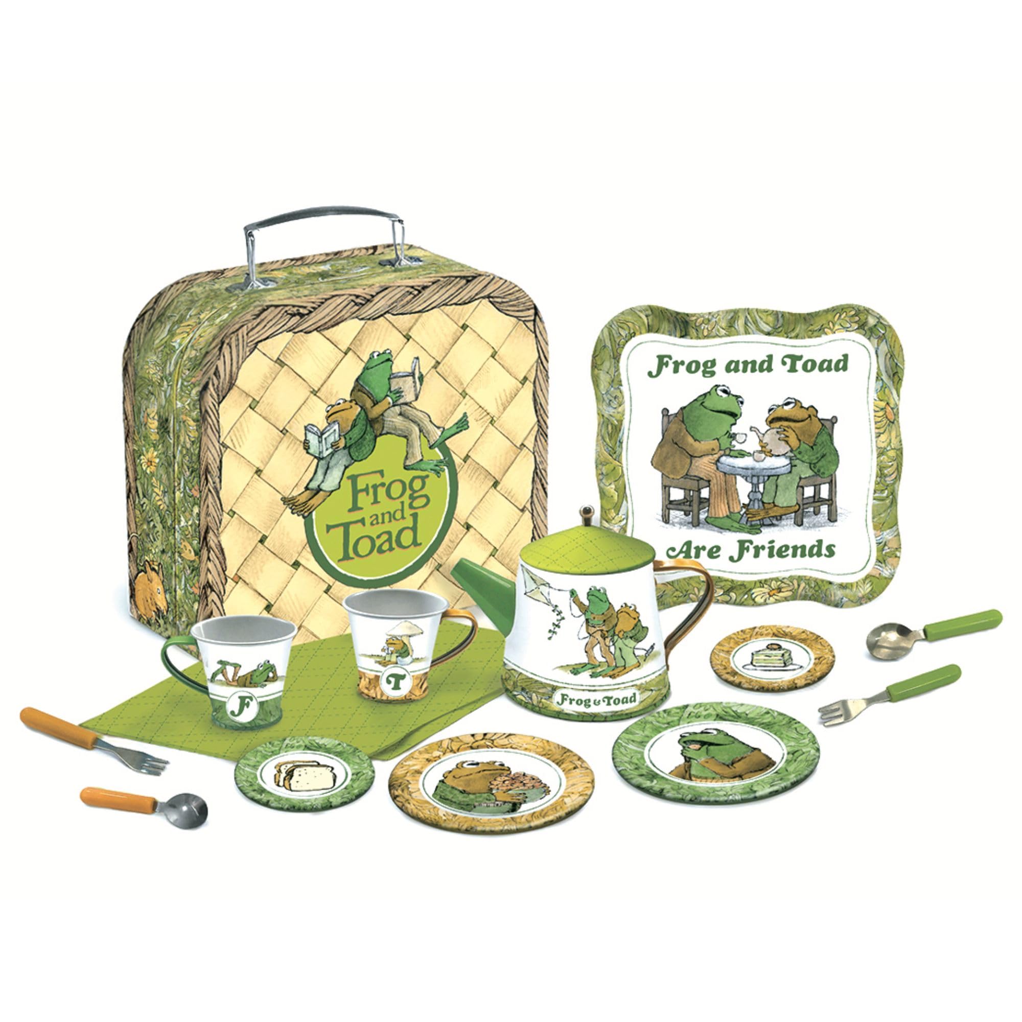 YOTTOY front packaging showing Frog and Toad art and complete picnic set benefits portability