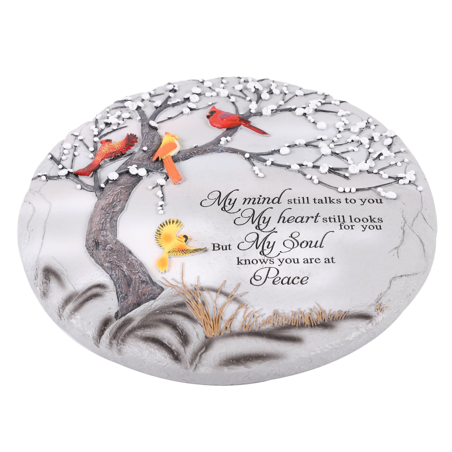 Youdear Memorials back view with keyhole for hanging and versatile display options