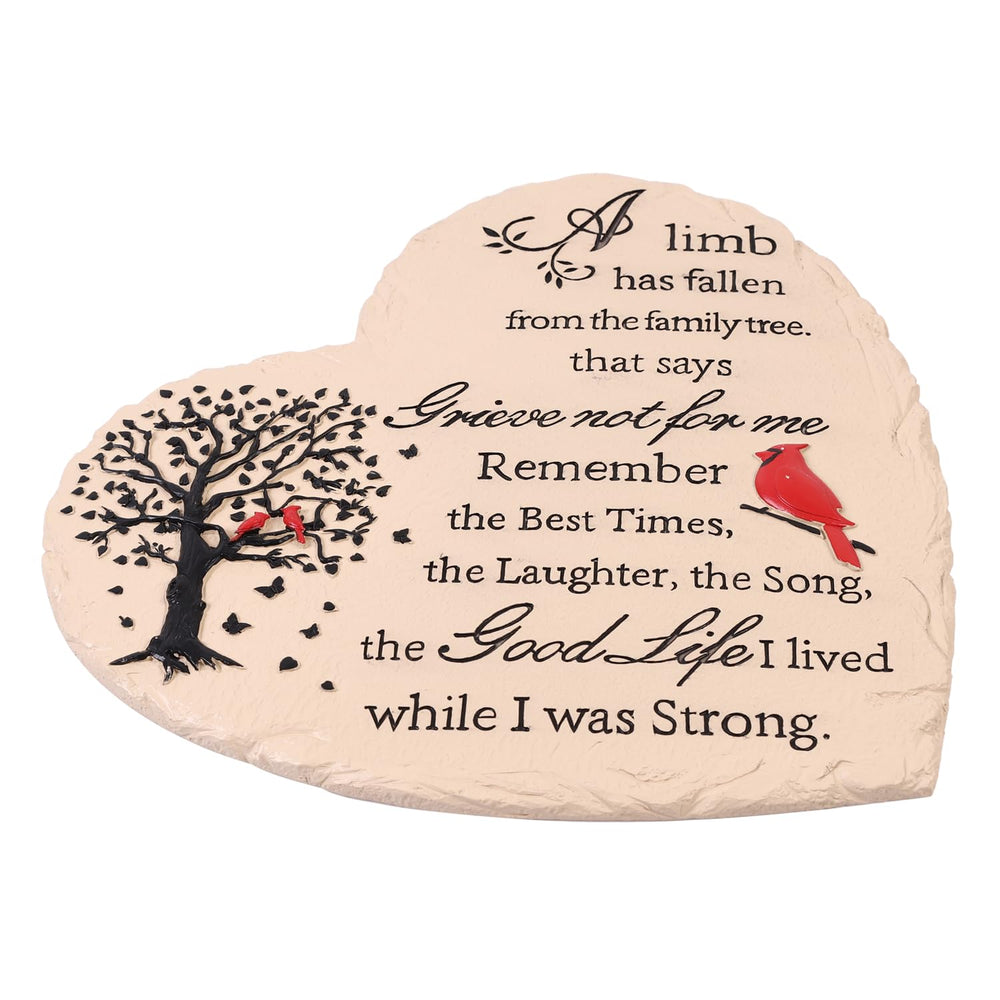 Youdear Memorials stone back with keyhole for secure wall hanging benefit