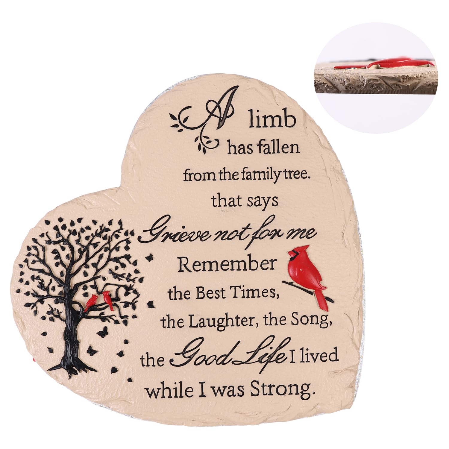 Youdear Memorials memorial stone in blue gift box ready to give as sympathy gift