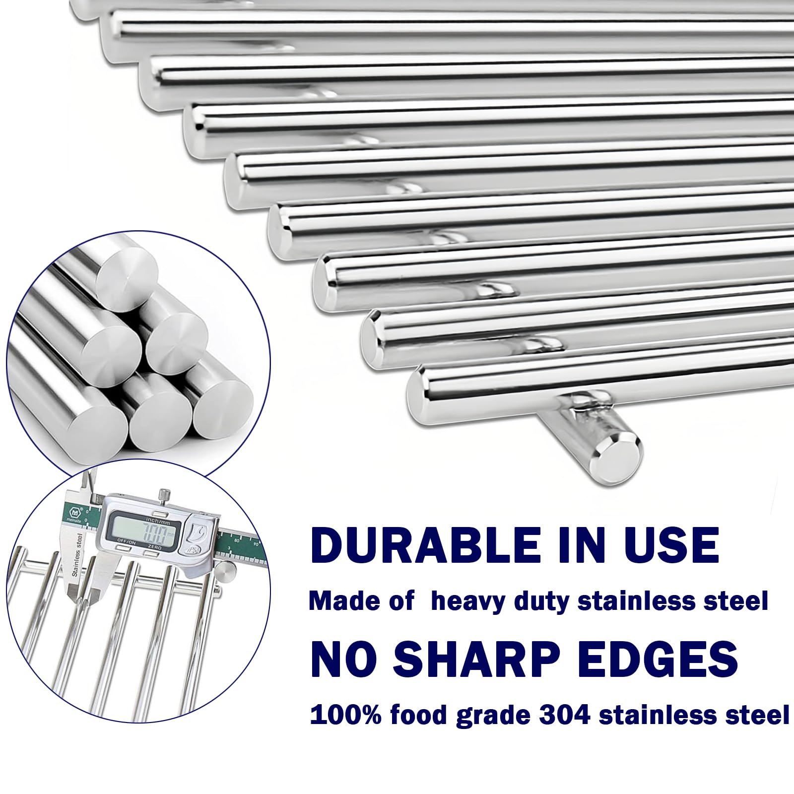 YOUFIRE grates installed in a Weber Genesis 300 Series grill demonstrating compatibility benefit