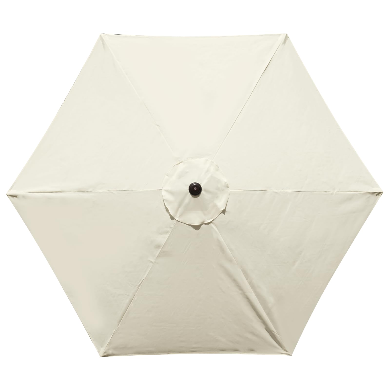 YOUGE OUTDOOR front view beige canopy showcasing clean coverage and quick replacement benefit
