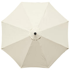 YOUGE OUTDOOR front view beige canopy showing full coverage and clean finish