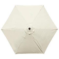 YOUGE OUTDOOR beige canopy front view showing full coverage and protection