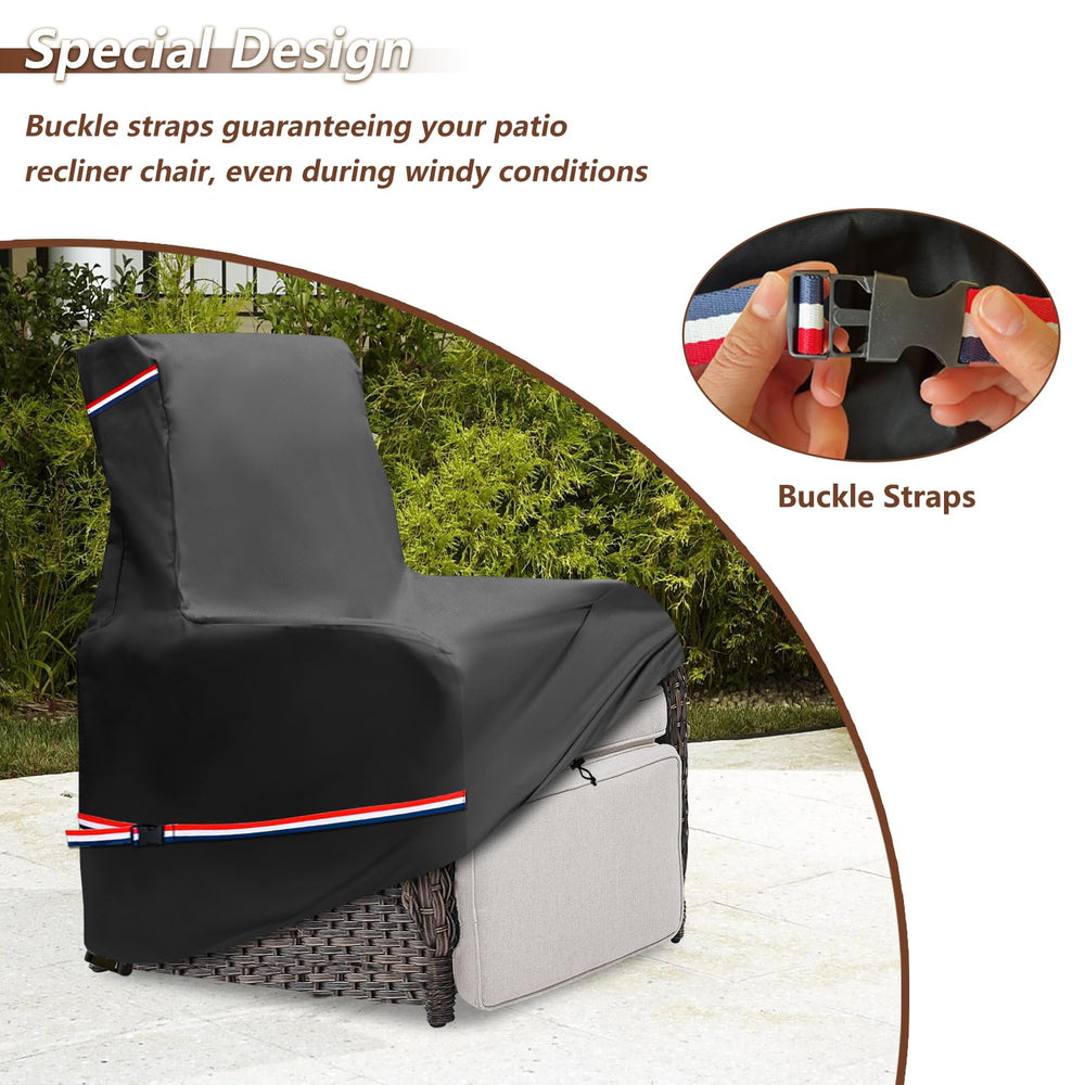 Youkaver bottom drawstring and buckle straps secured to prevent wind lift