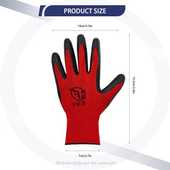 YOUKE OLA close-up of micro-foam nitrile texture improving slip resistance