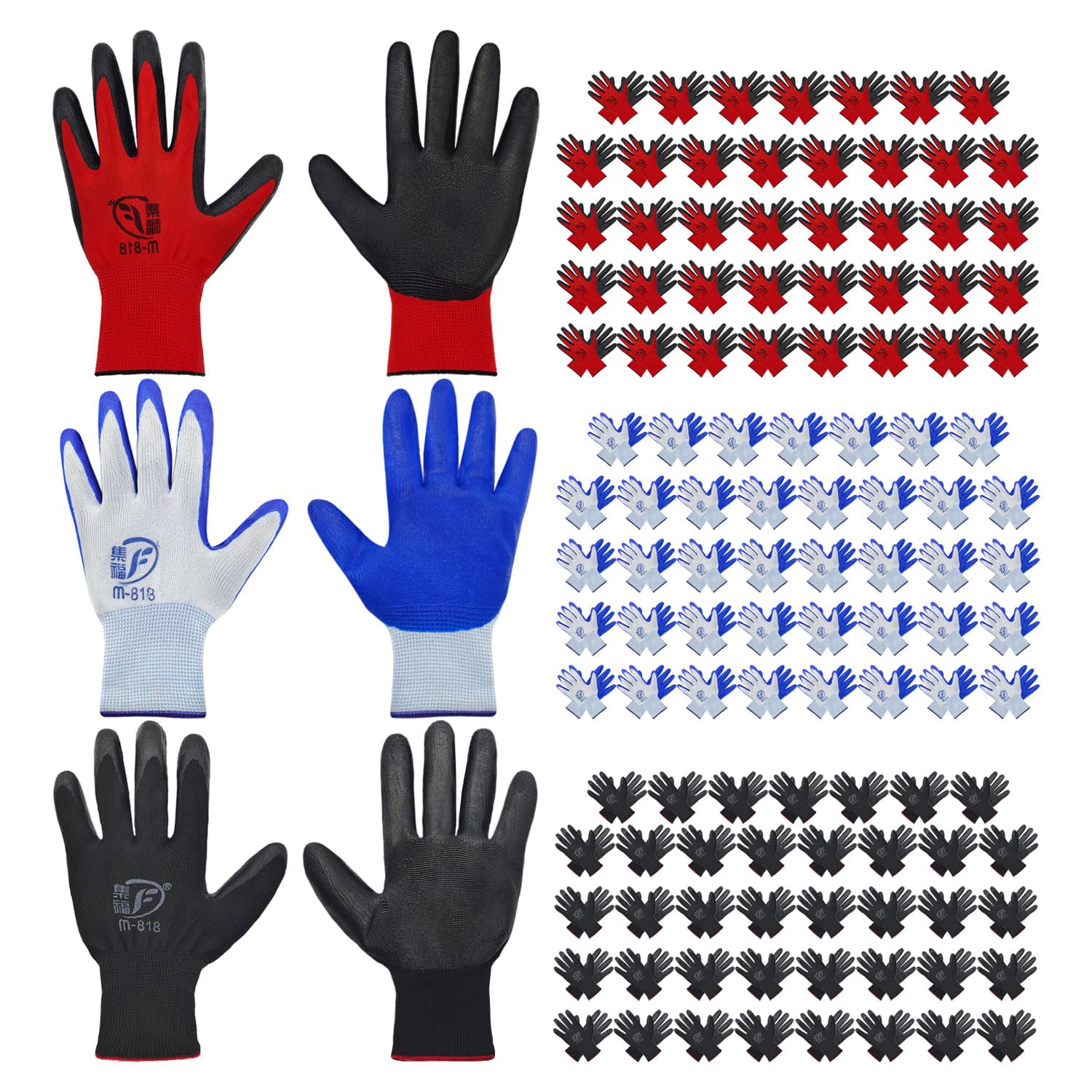 YOUKE OLA front packaging showing 120 pairs and color assortment for bulk savings