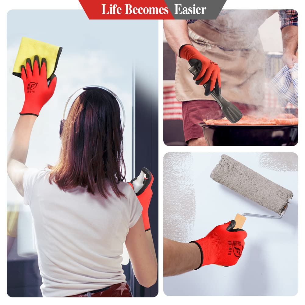 YOUKE OLA gloves laid flat after washing showing reusability benefit