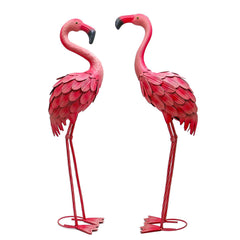 YOUKI flamingo front view showing bright pink color and curb appeal