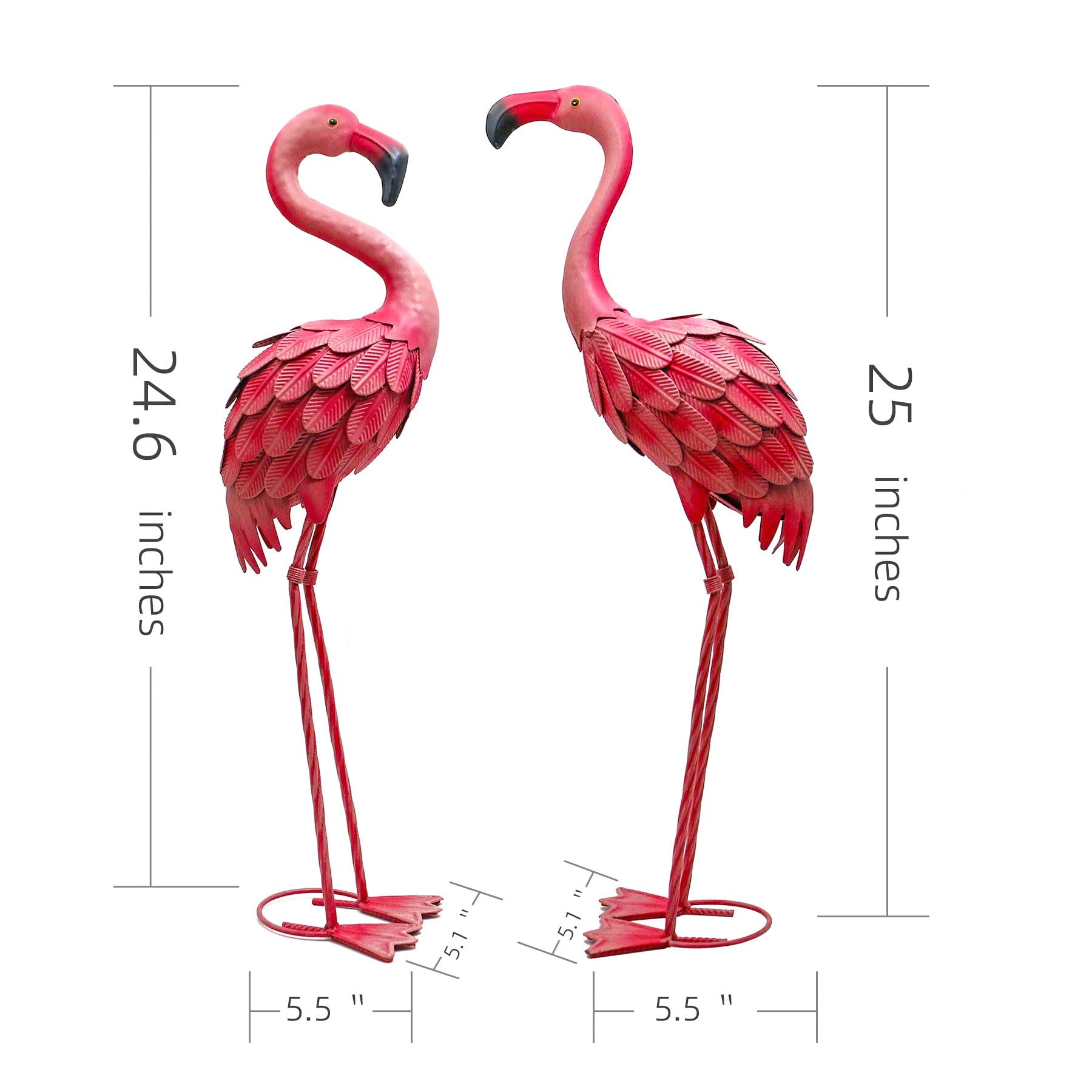 YOUKI flamingo side profile highlighting graceful pose and balance