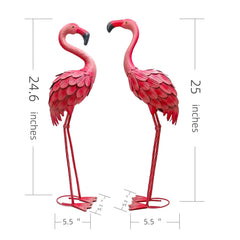 YOUKI flamingo side profile highlighting graceful pose and balance