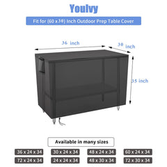 Youlvy handle and locking toggle detail for easy removal and windproof fastening