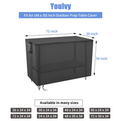 Youlvy handle detail for easy removal and secure carrying