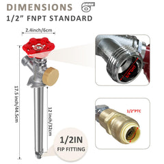 Young Dance push-to-fit connector detail showing tool-free seal for quick installation
