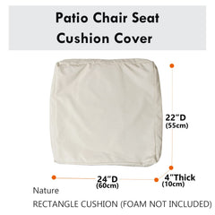 youngseahome cushion on outdoor chair demonstrating water-repellent benefit