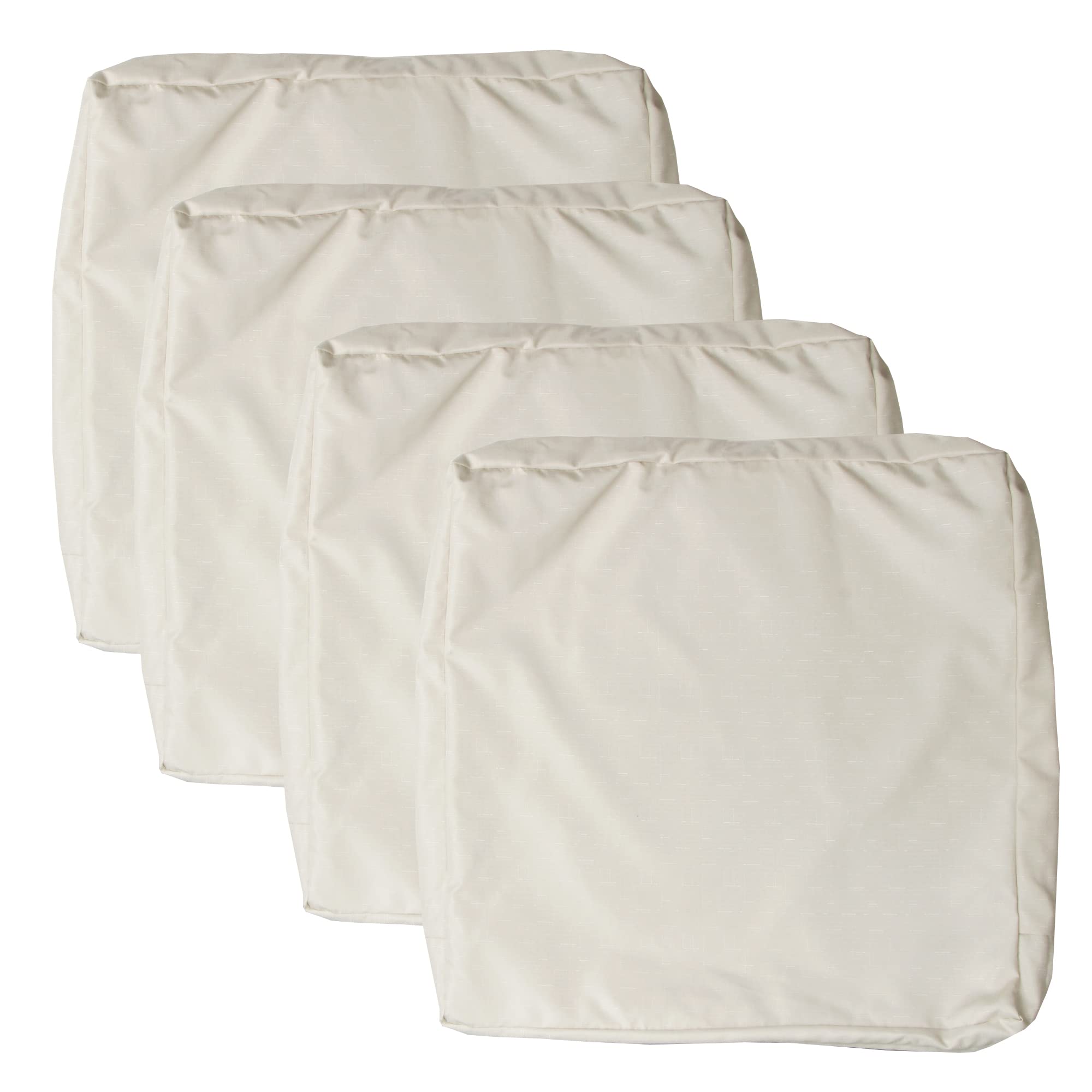 youngseahome front view khaki slipcover shows clean fit and protection