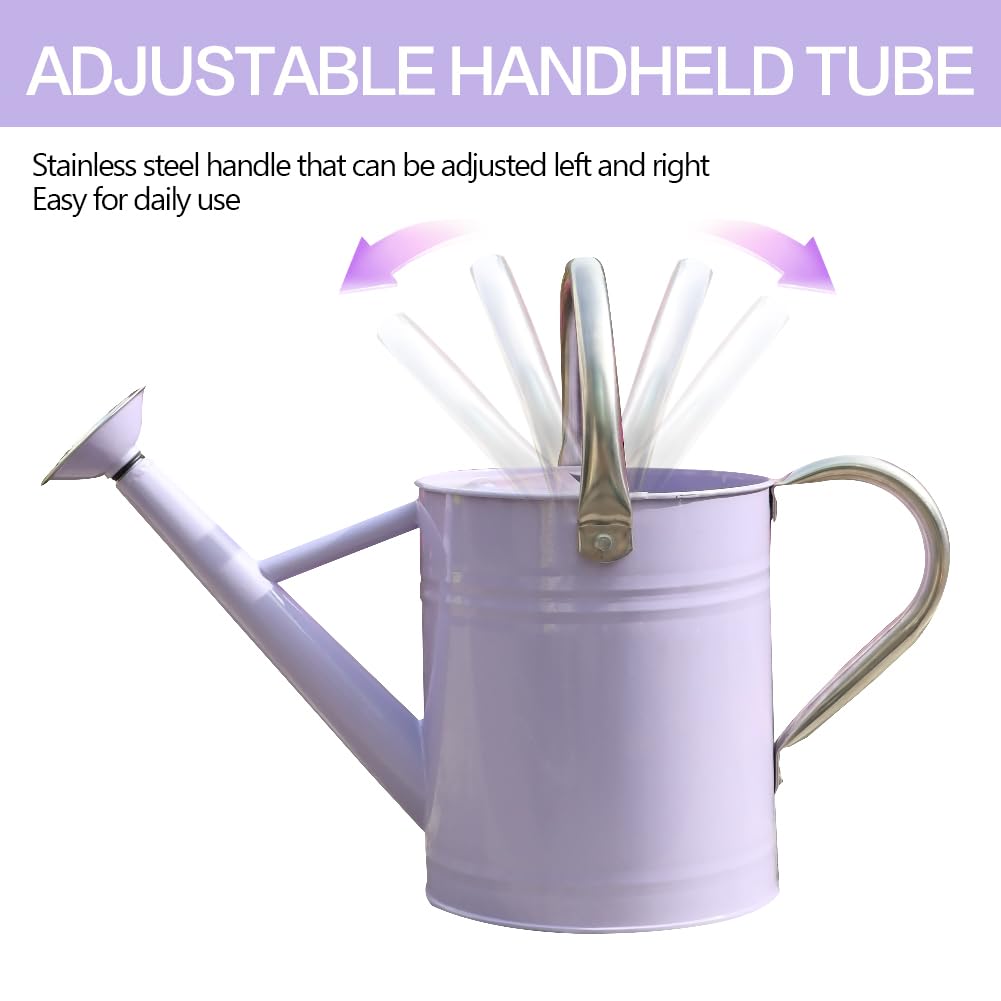 yourjoy watering can used as planter displaying flowers and decorative appeal