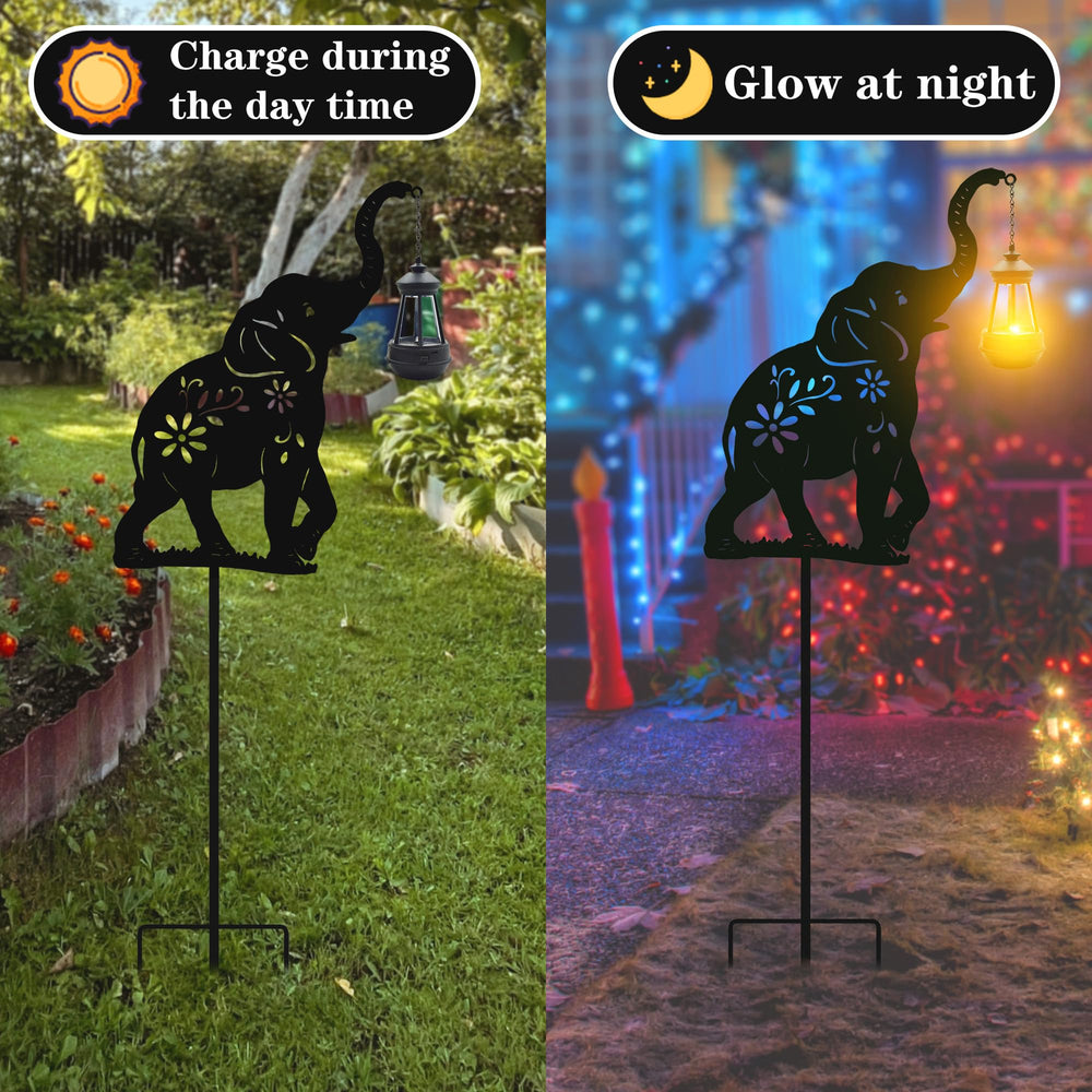 Yourongmao two-prong stake installed in ground for stable secure placement