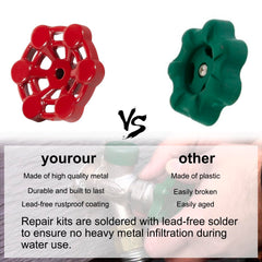 yourour washers and fittings laid out for easy identification and quick repair benefit