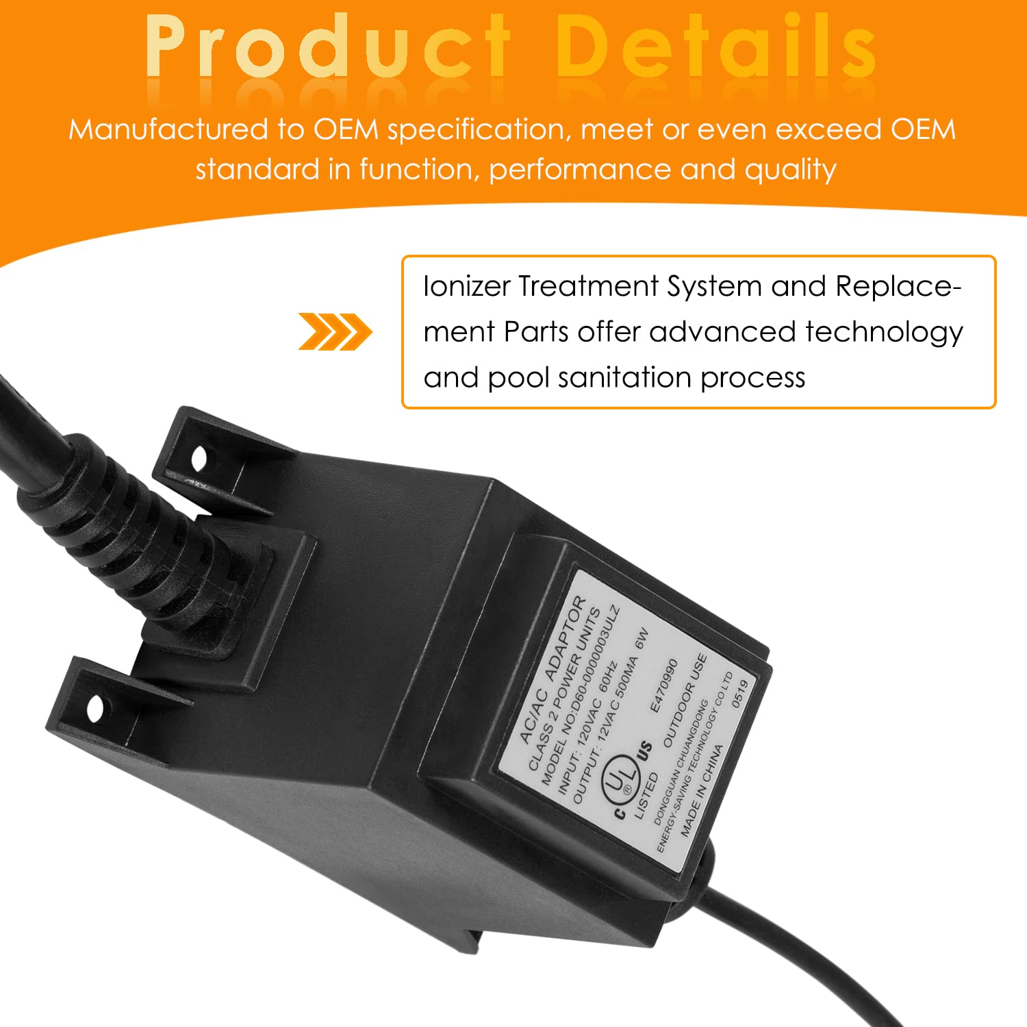 Yoursme transformer installed in pool equipment bay for straightforward system restoration