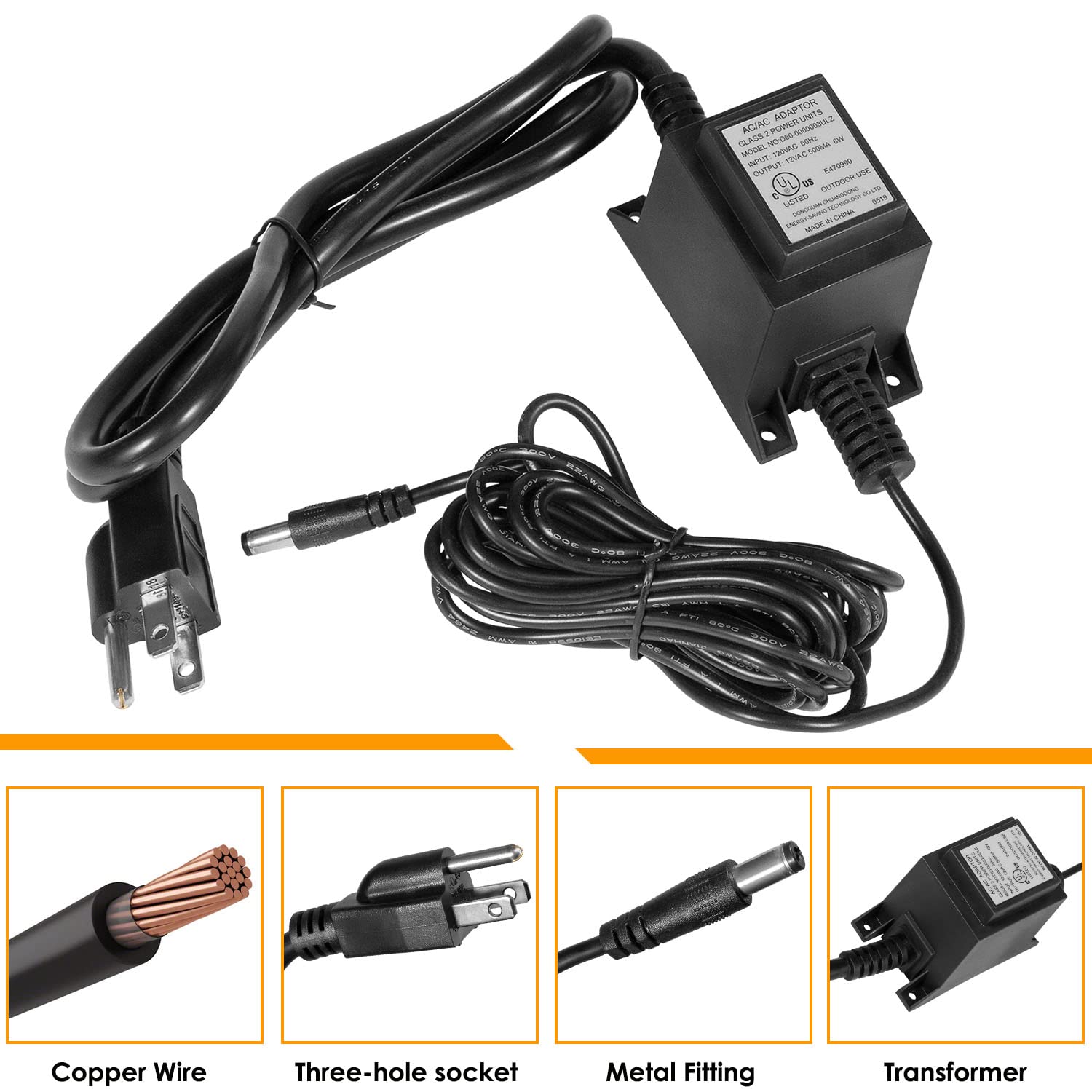 Yoursme transformer held in hand to show size and ease of handling during replacement