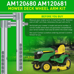 Yoursme close-up of arm finish and welds for durable deck alignment benefit