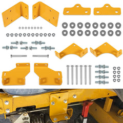 Yoursme front view of complete bracket kit showing components and benefit of full replacement