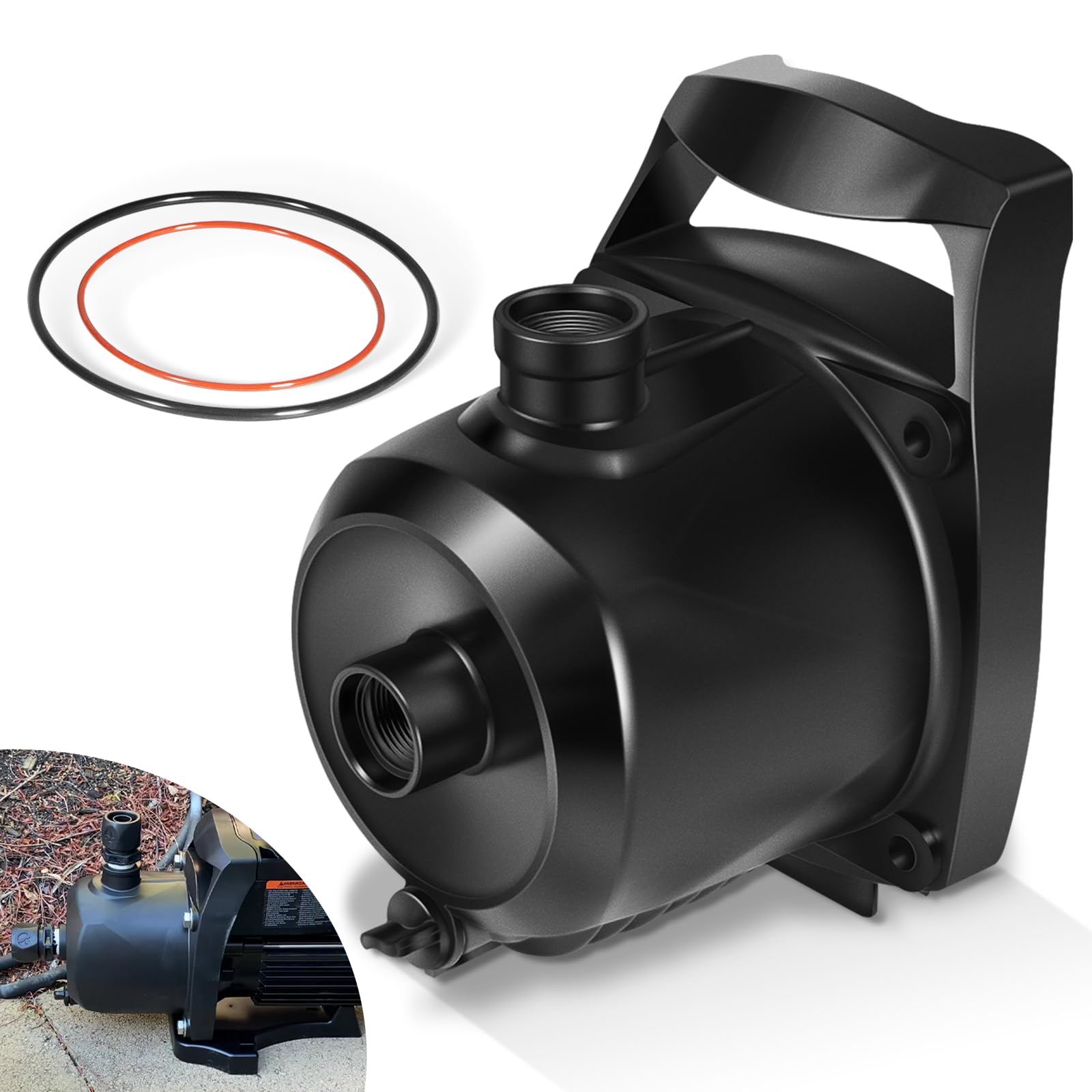 Yoursme front view pump body showing mounting points and fit benefit