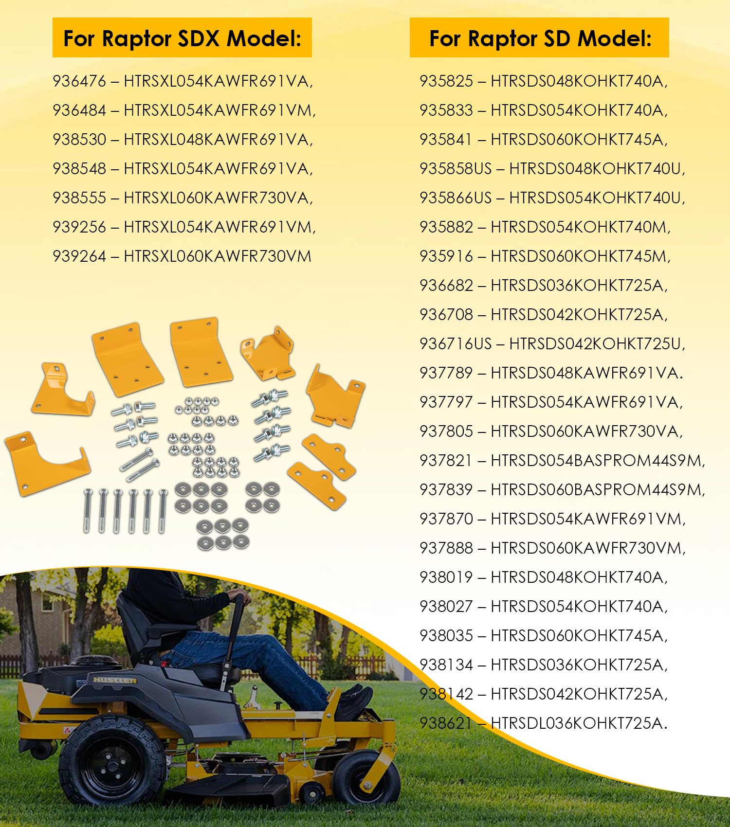 Yoursme mower in yard with upgraded brackets providing steady, low-vibration mowing