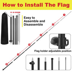Yousoontic double-sided yard sign front view offering clear directional benefit