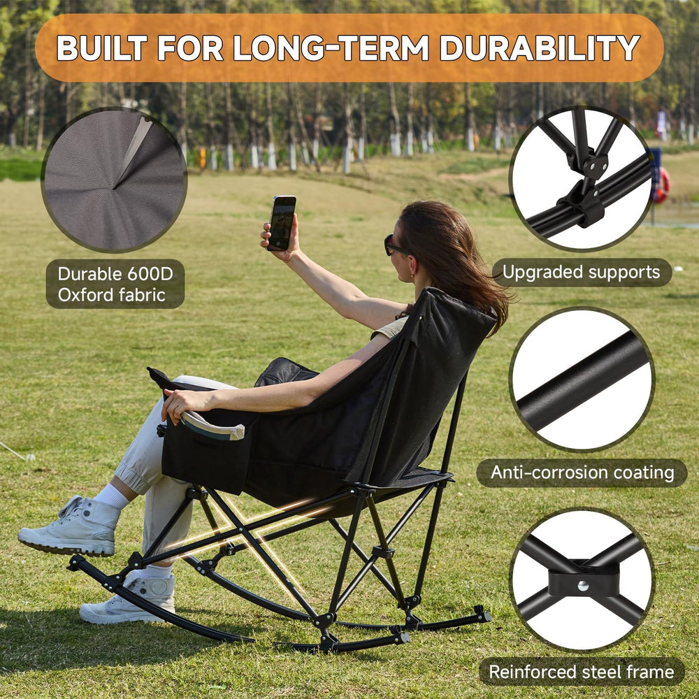 Youtanic side pockets and cup holder keeping essentials within reach