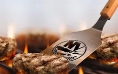 YouTheFan detailed hard maple handle and brass rivets on tongs, ensuring sturdy grip