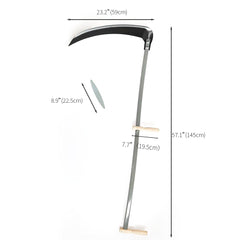 YOUWEIAN blade close-up showing hammer-peen edge and long-lasting cutting benefit