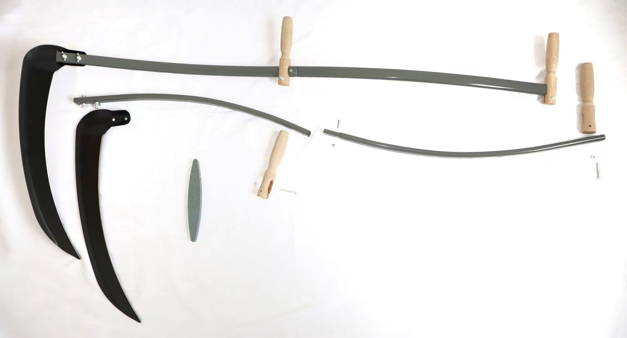 YOUWEIAN scythe with oil cloth and maintenance tools for easy blade care benefit