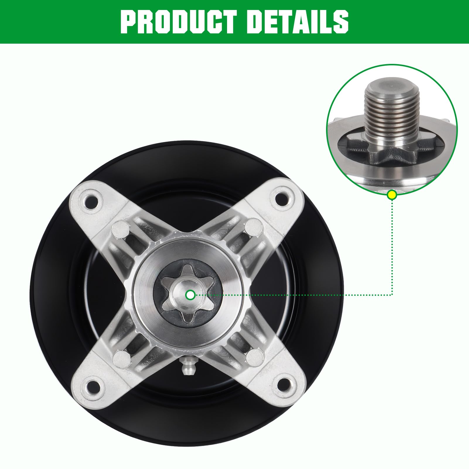 Youxmoto parts installed in mower deck demonstrating straightforward replacement