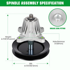 youxmoto spindle assembly close-up showing solid construction for reduced vibration
