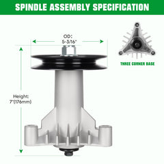 Youxmoto spindle close-up highlighting durable construction and smoother rotation