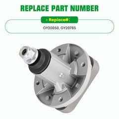 Youxmoto spindle installed on mower deck demonstrating restored rotation