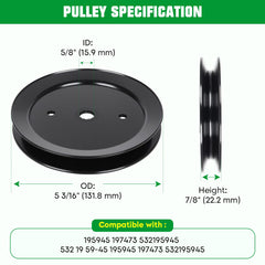 Youxmoto spindle mounting flange detail illustrating bolt pattern for secure deck attachment