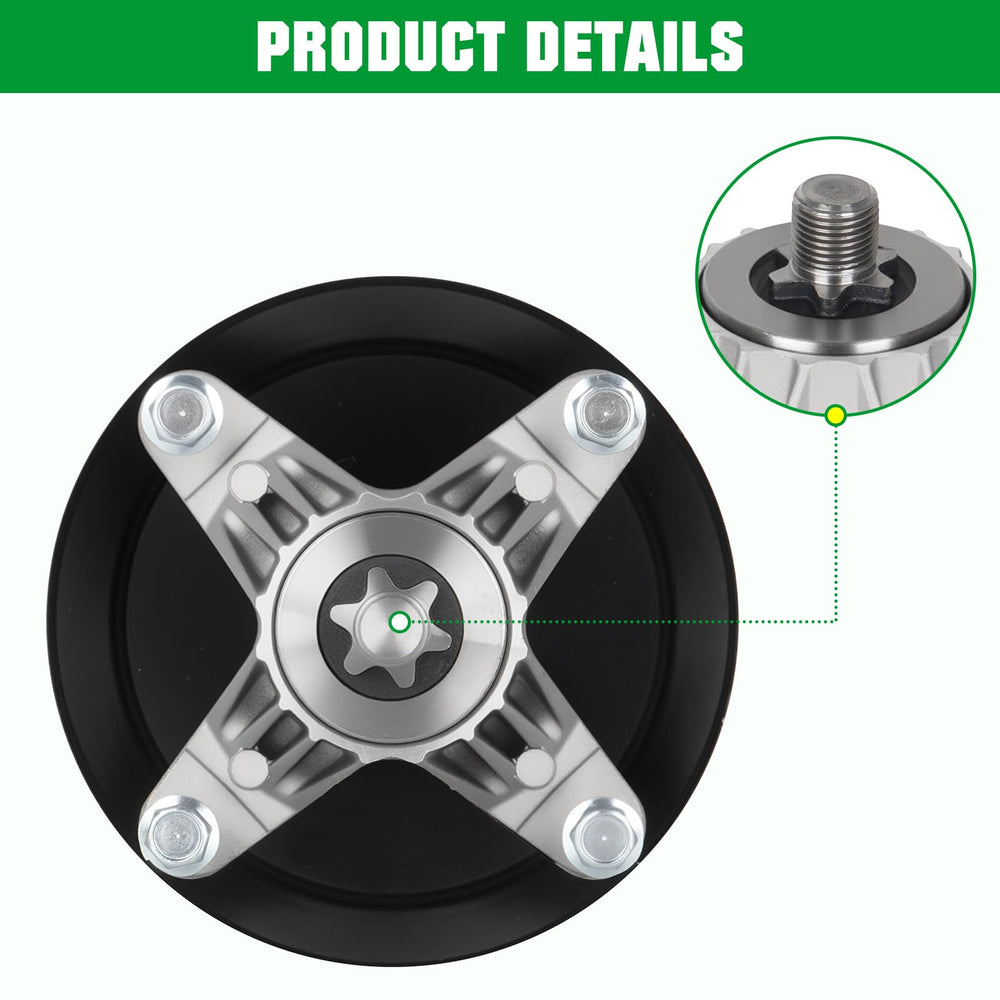 Youxmoto spindle mounting holes detail showing bolt pattern for accurate fitment