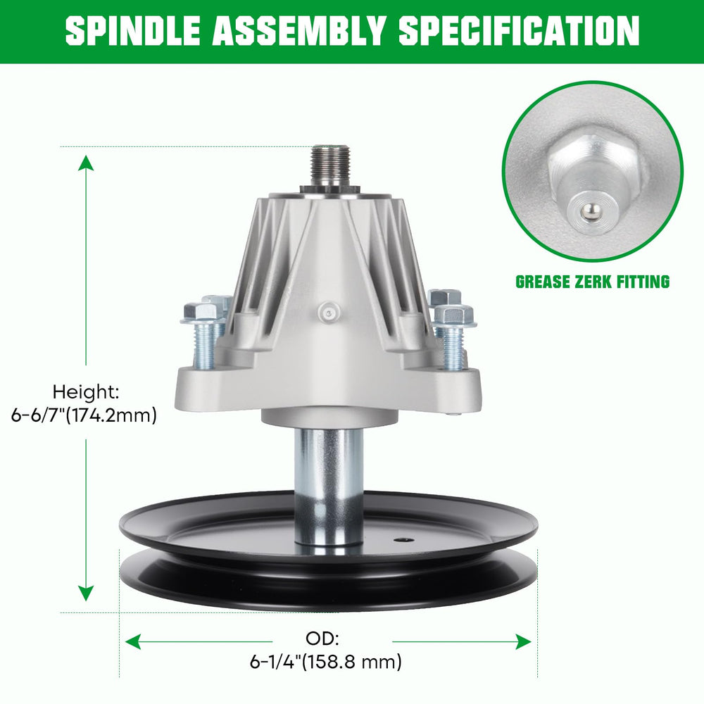 Youxmoto spindle pulley close-up showing correct 159mm diameter for belt alignment