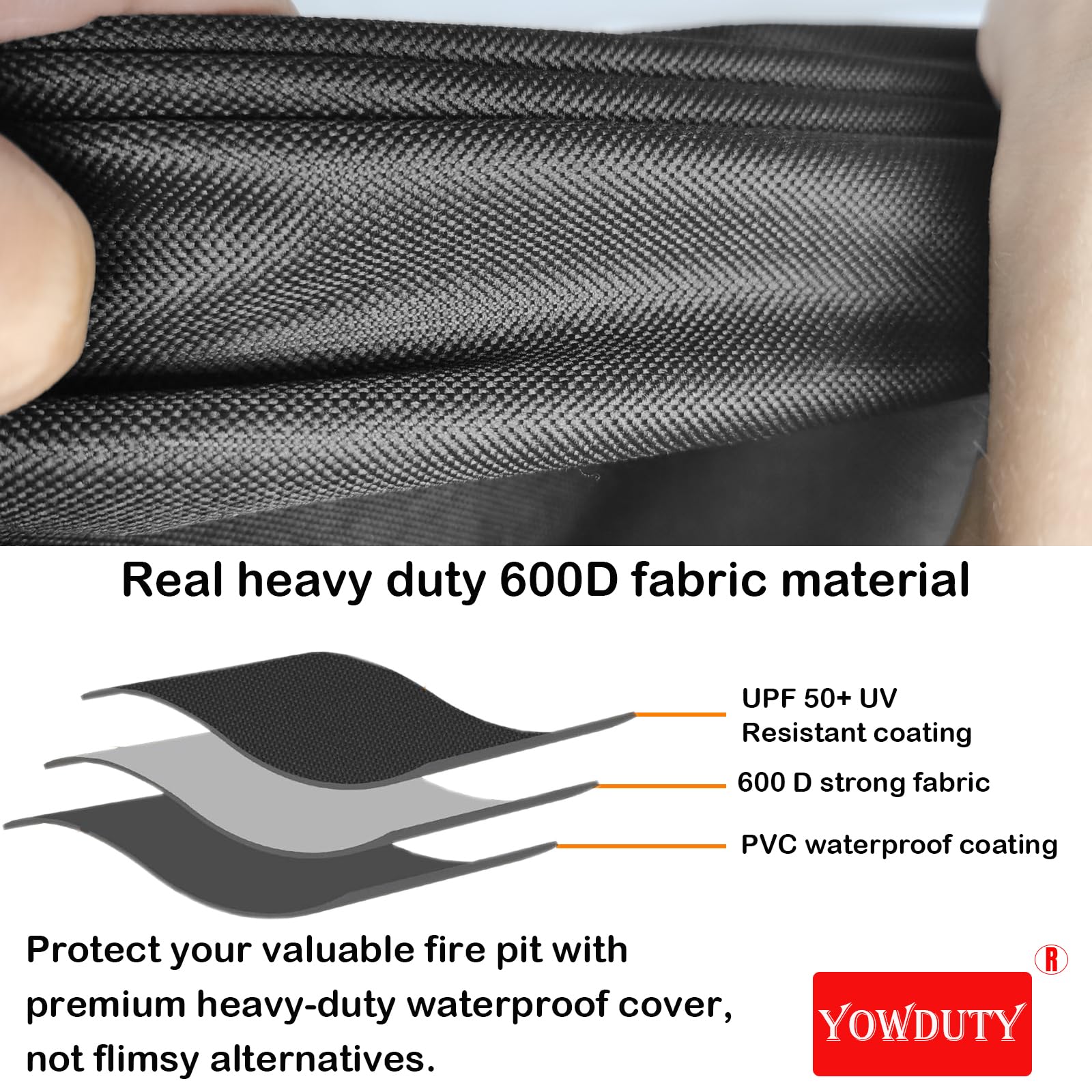 YOWDUTY side ventilation panel shown improving airflow and drying