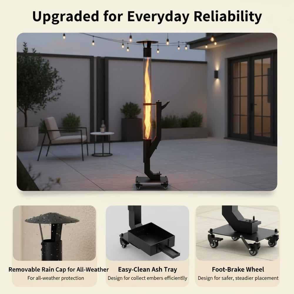 yoyomax pellet hopper access point for quick refills and efficient fueling