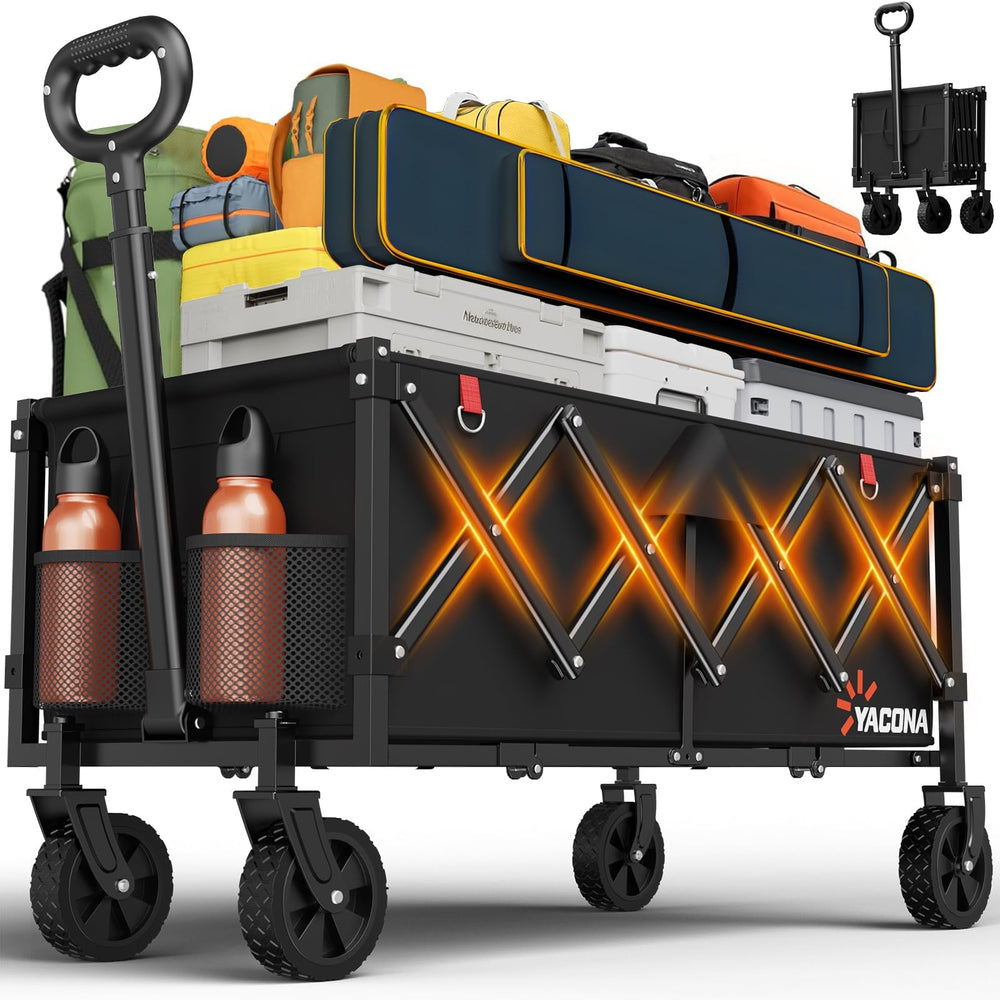 yozoia front profile showing long bed and sturdy frame for larger loads